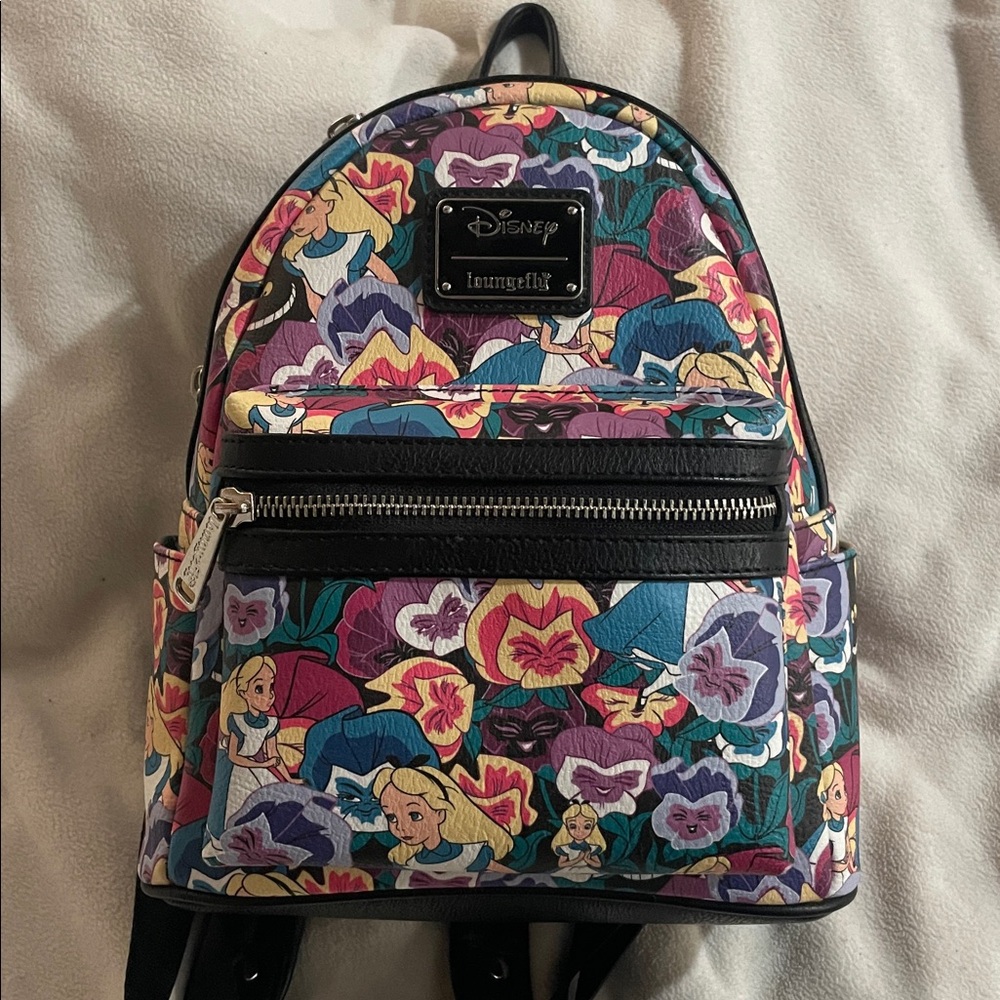 Alice in Wonderland Wildflower Backpack
